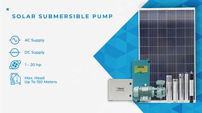 Solar Powered Submersible Pumps
