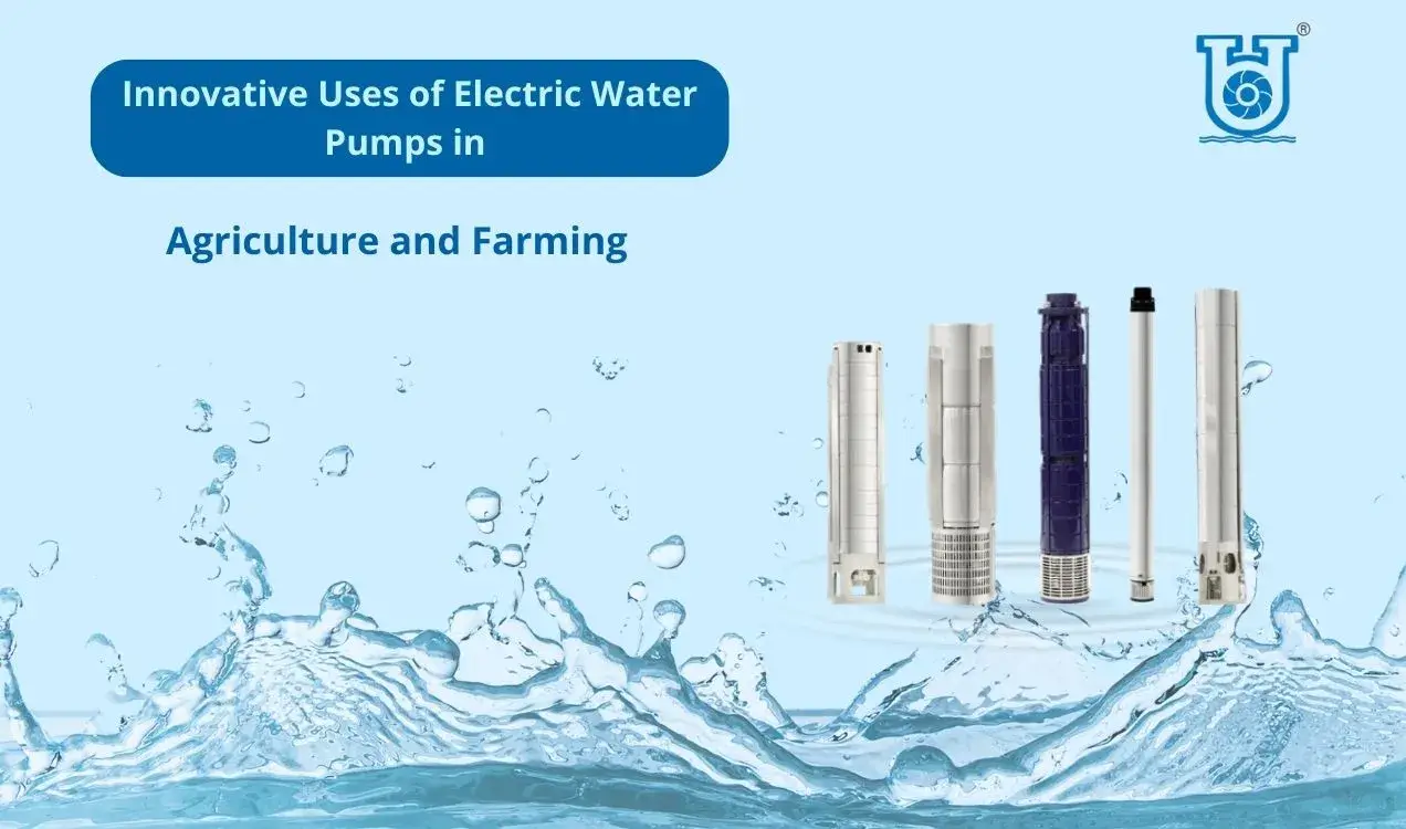 Electric water pumps in agriculture and farming