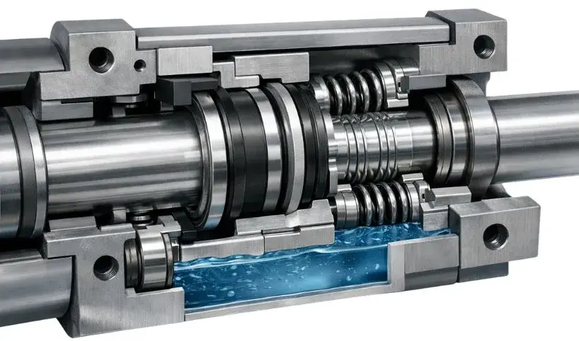 Mechanical seal assembly used to prevent water entry in submersible motors