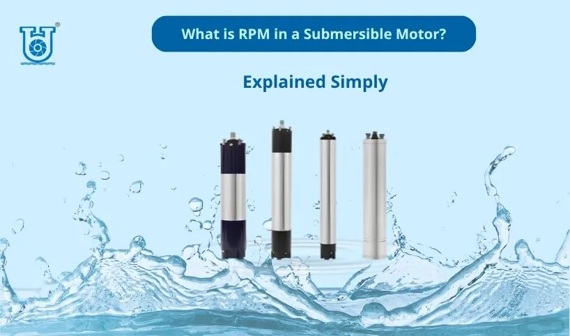 Submersible pump motor RPM guide for efficient water pumping