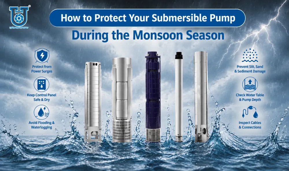 Monsoon care tips for submersible pumps